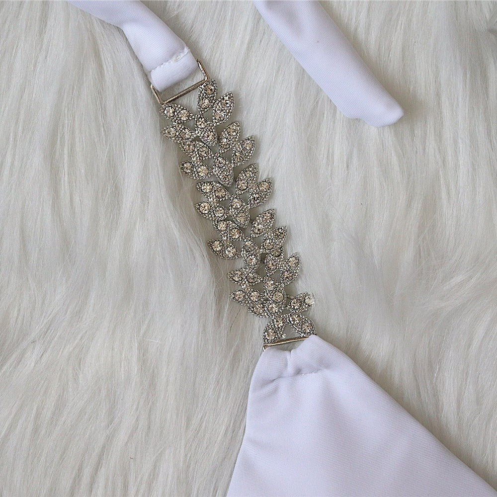 Faux Diamond Two-Piece Swimsuit