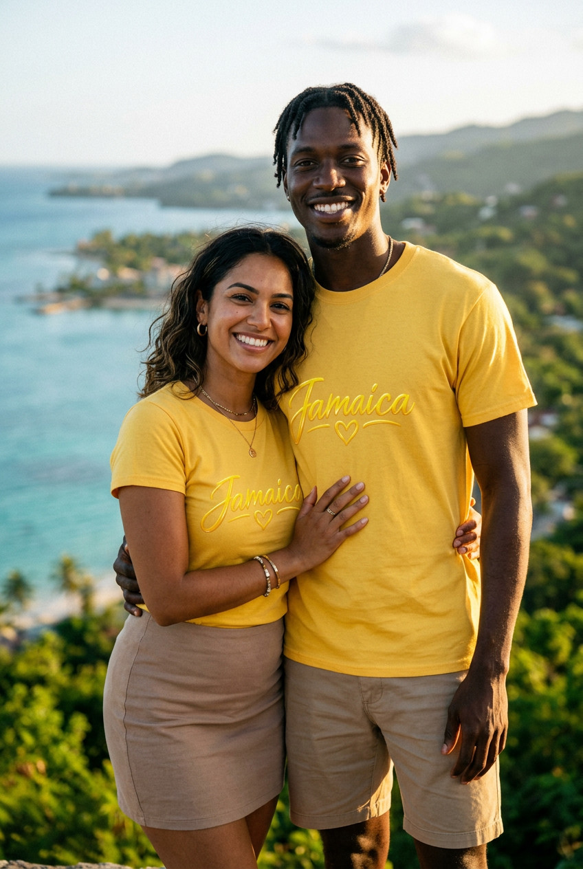 Jamaica Love Short-Sleeve Unisex T-Shirt