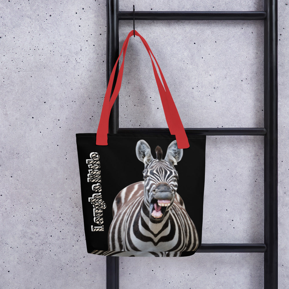 Laugh a little Tote bag