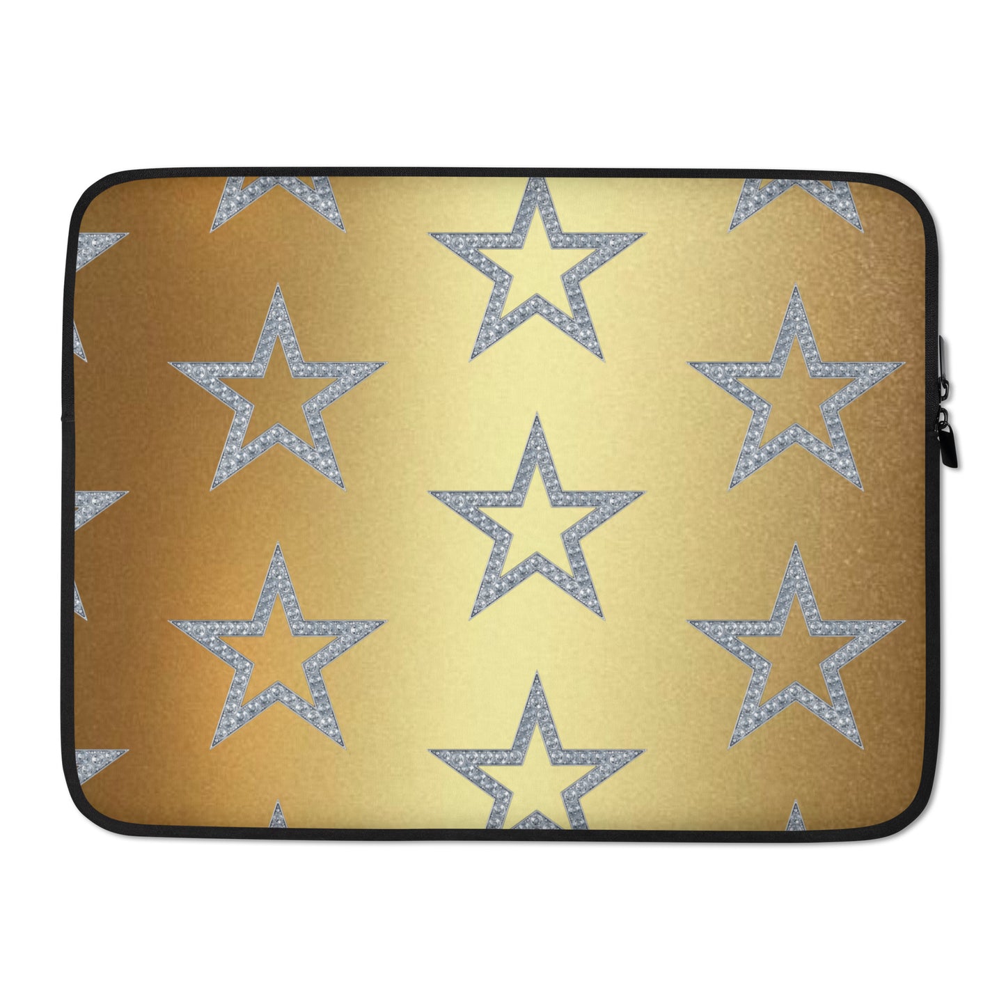 Gold and Stars Laptop Sleeve