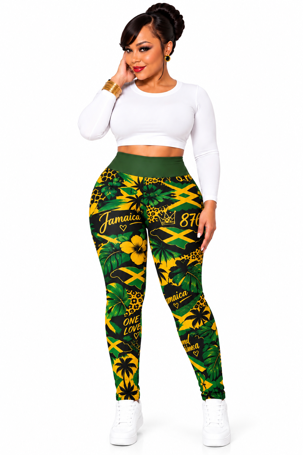 One Love Jamaica Flare leggings