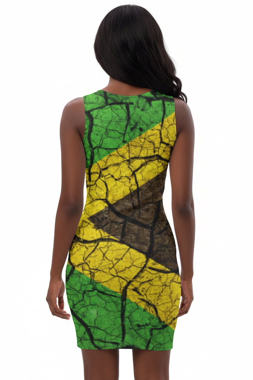 Act Jamaican Bodycon Dress