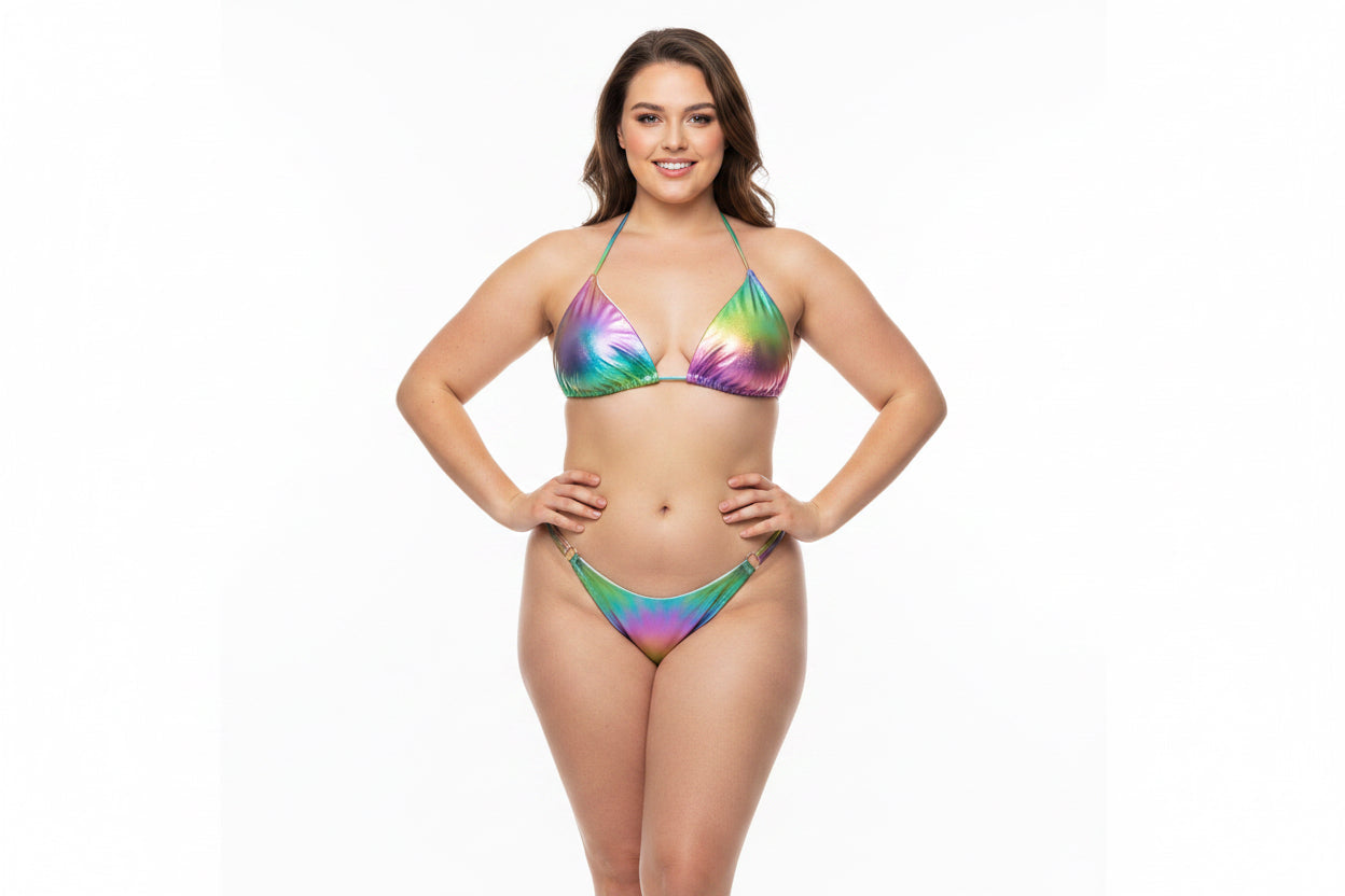 Rainbow Fashion New Bikini Gradient Swimsuit For Women
