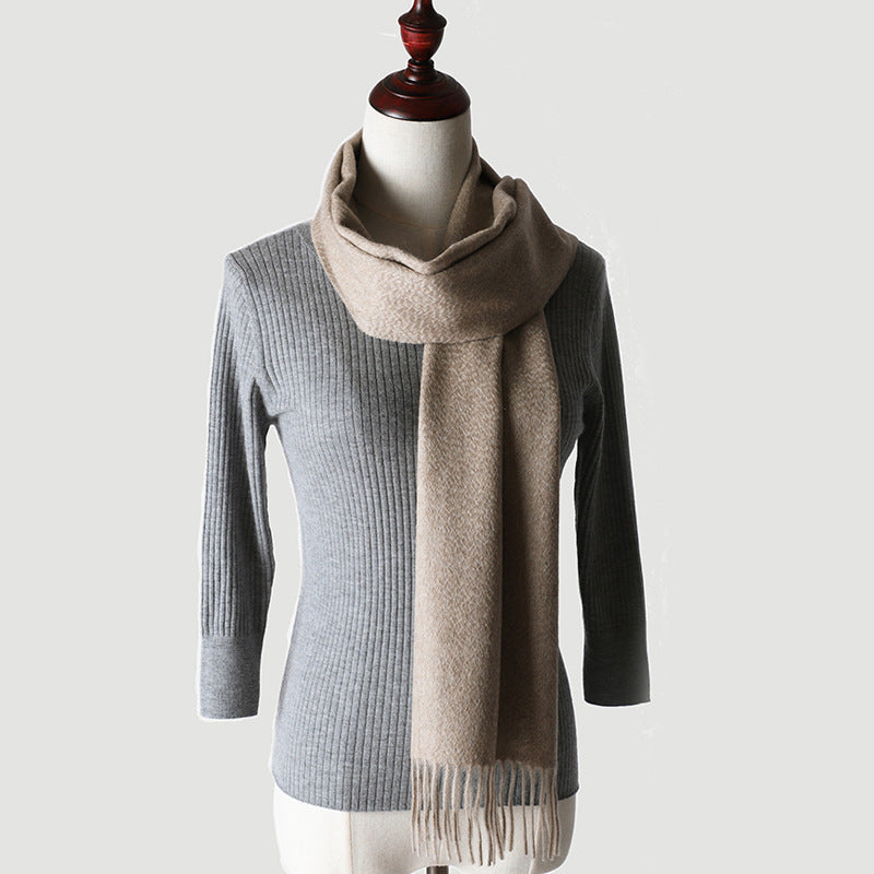 Bronxinit Luxe 100% Cashmere Scarf – Brown Winter Neck Scarf, Elegant Cold Weather Gift