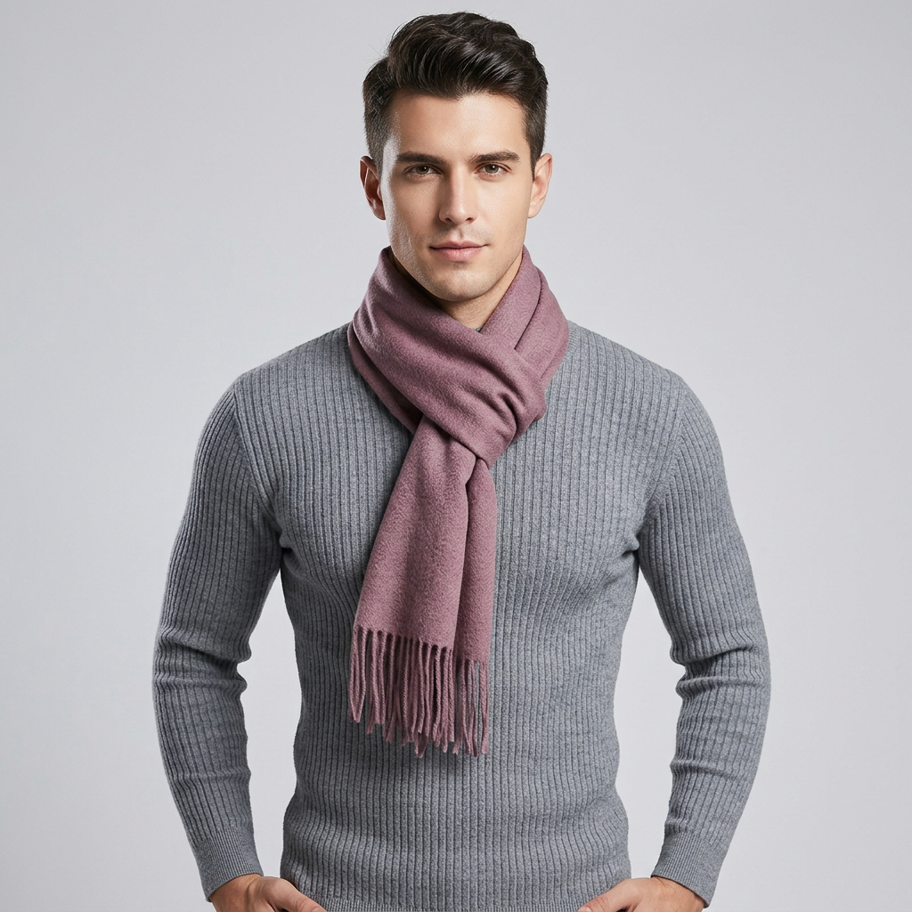 Bronxinit Luxe 100% Cashmere Scarf – Brown Winter Neck Scarf, Elegant Cold Weather Gift