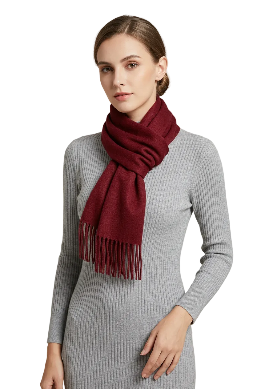 Bronxinit Luxe 100% Cashmere Scarf – Brown Winter Neck Scarf, Elegant Cold Weather Gift