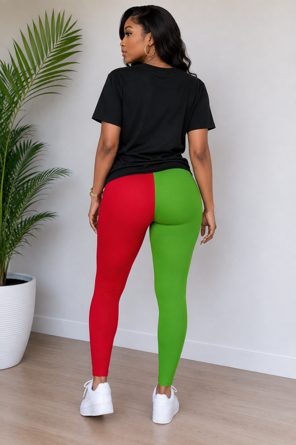 Women's One Love Round Neck T-Shirt and Leggings Set