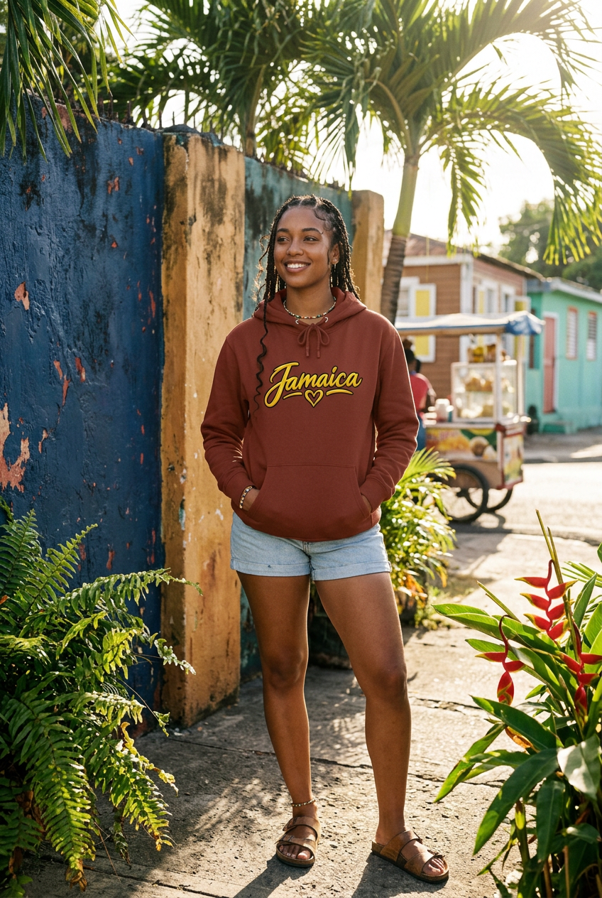 Jamaica Golden Love Hoodie