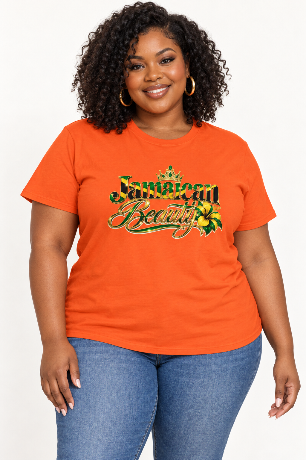 Jamaican Beauty Short-Sleeve Women T-Shirt