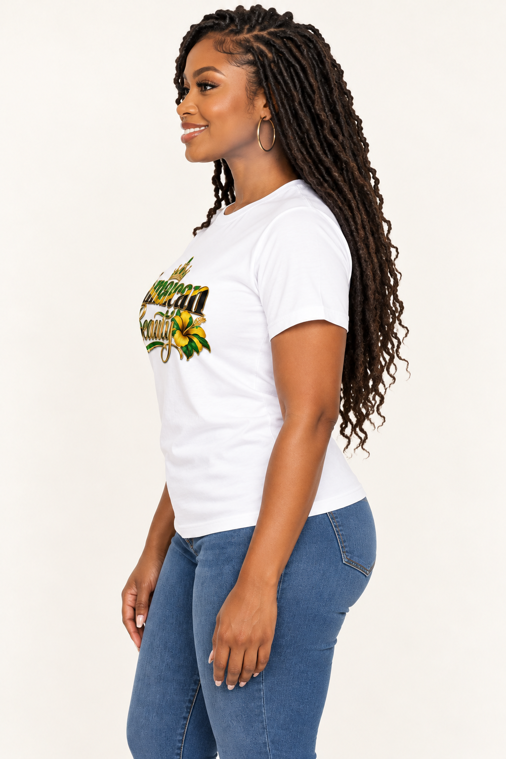 Jamaican Beauty Short-Sleeve Women T-Shirt