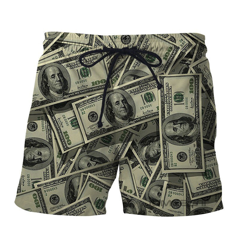 Retro Beach Pants Men's Trendy Shorts