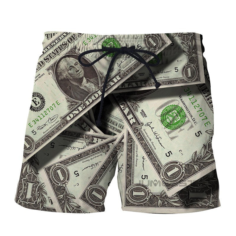 Retro Beach Pants Men's Trendy Shorts