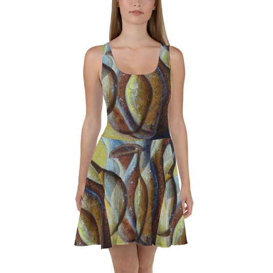 Spanish Jar Women Skater Dress