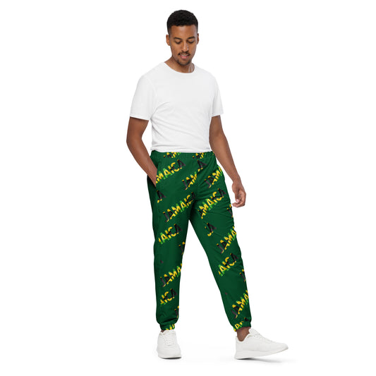 Jamaica Print Polyester Trackpants for Men