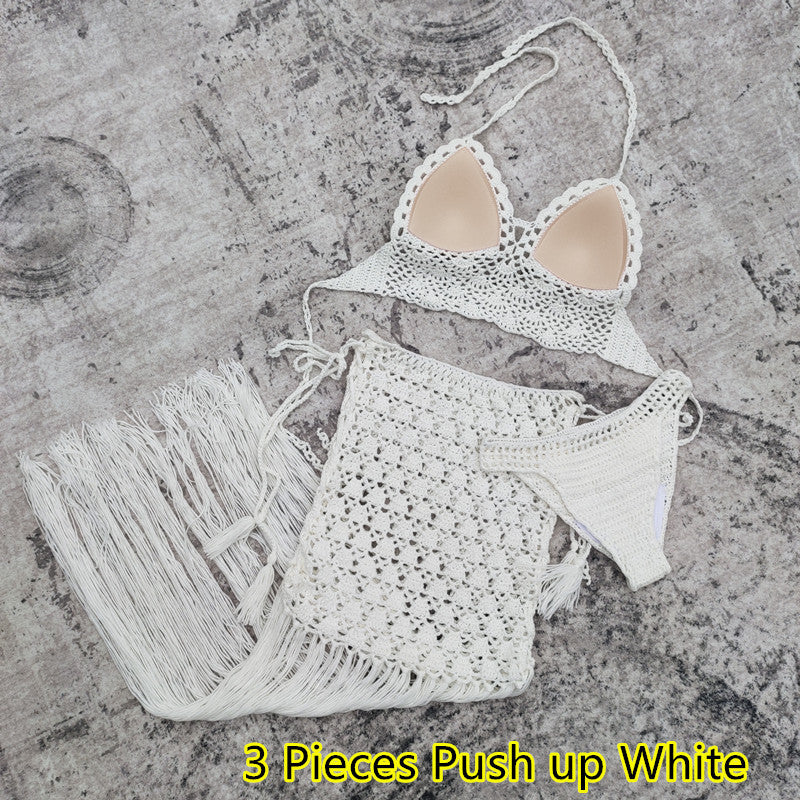 Boho Women Swimwear Beach Coverup Set