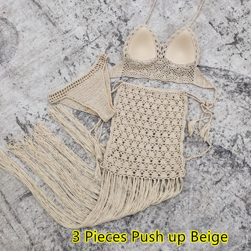 Boho Women Swimwear Beach Coverup Set