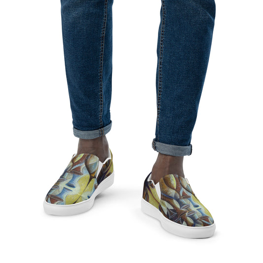 Spanish Jar Men’s Slip-On Canvas Shoes