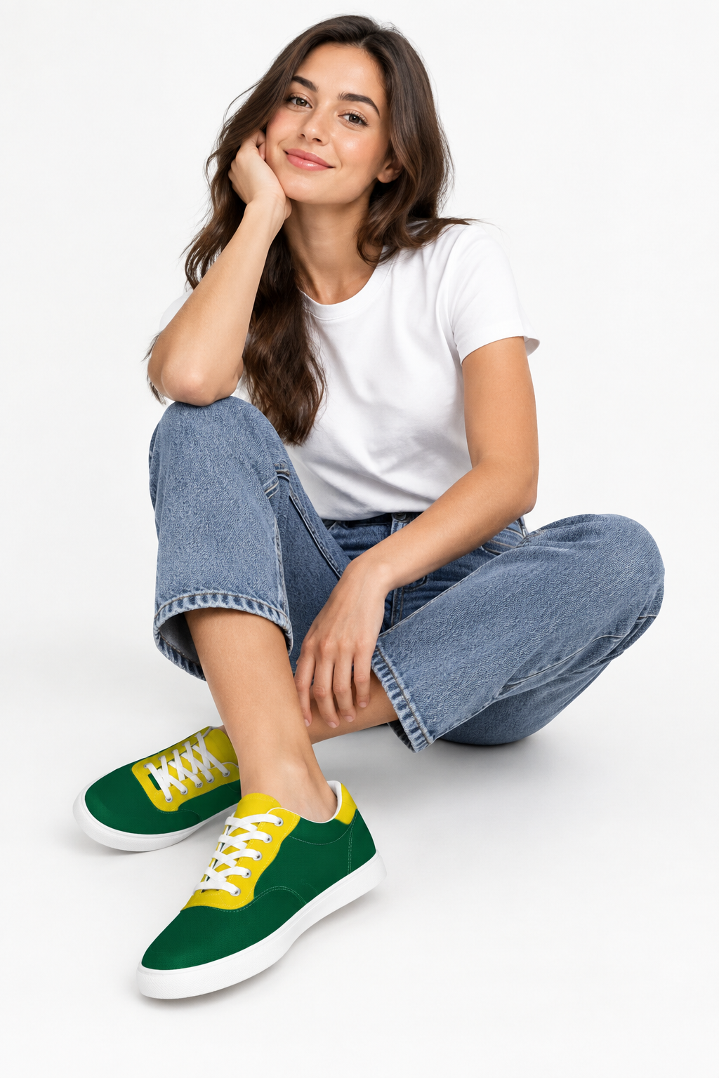 Jamaica Yard Vibes Lace-Up Canvas Women Shoes